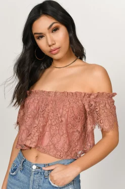 Tobi Riley Crop Top - Red