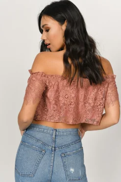 Tobi Riley Crop Top - Red