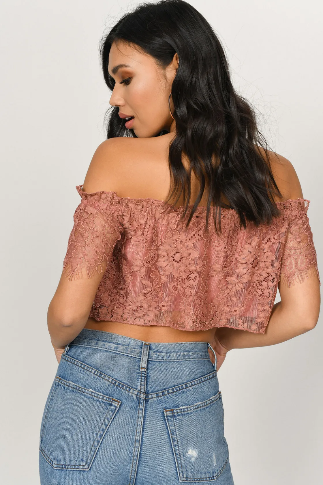 Tobi Riley Crop Top - Red