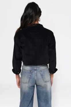 Tobi Ring The Alarm Corduroy Jacket - Black