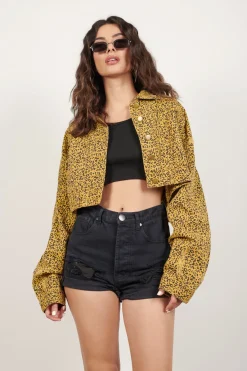 Tobi Rise To Fame Leopard Print Jacket -