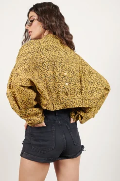 Tobi Rise To Fame Leopard Print Jacket -
