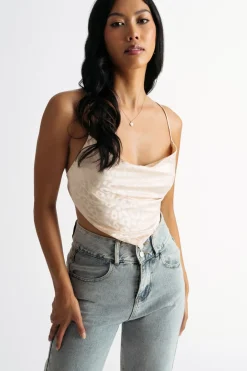 Tobi Roar Louder Crop Top - Yellow