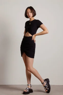 Tobi Romero Cutout Bodycon Mini Dress -