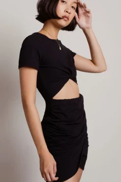 Tobi Romero Cutout Bodycon Mini Dress -