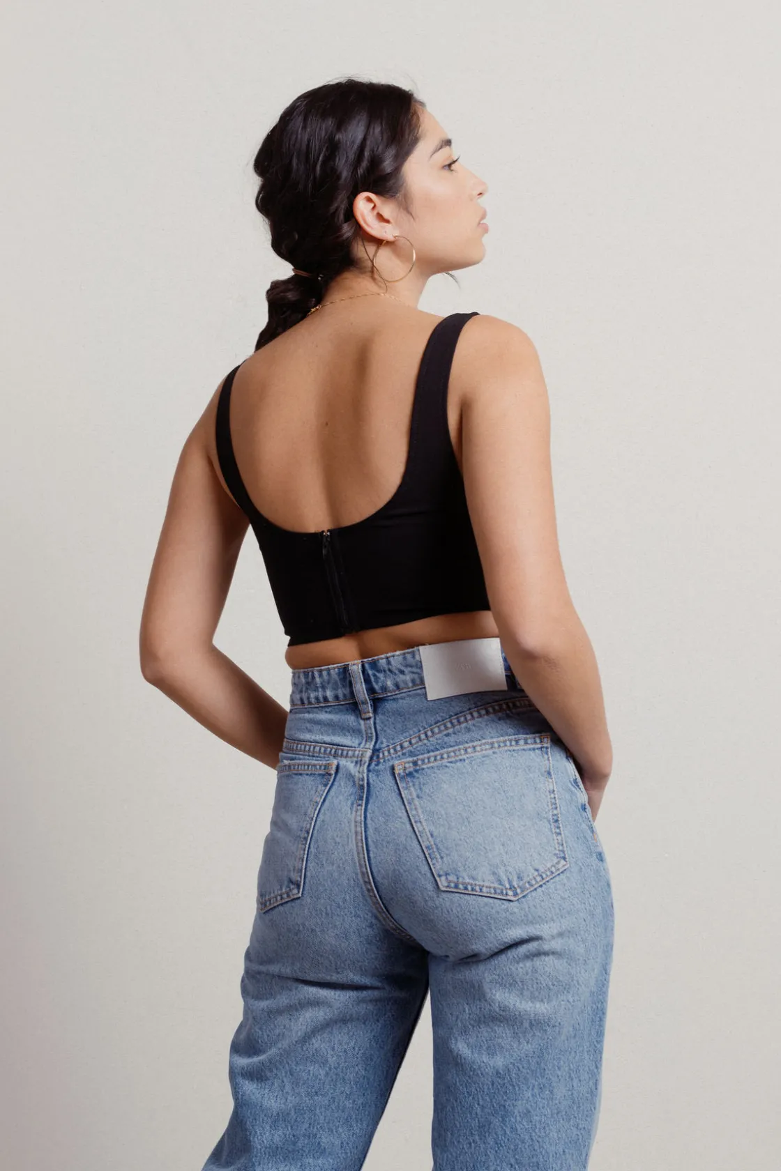 Tobi Rowen Corset Top - Black