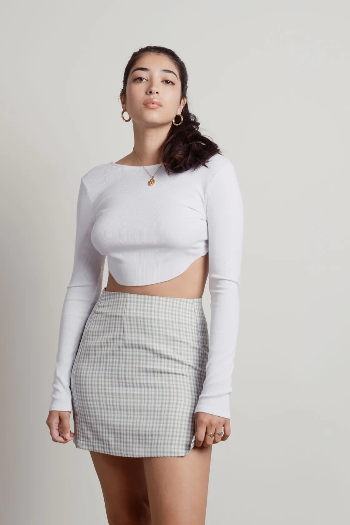 Tobi Rumi Crop Top - Off White