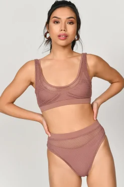 Tobi Safety Fishnet Bikini Bottom -