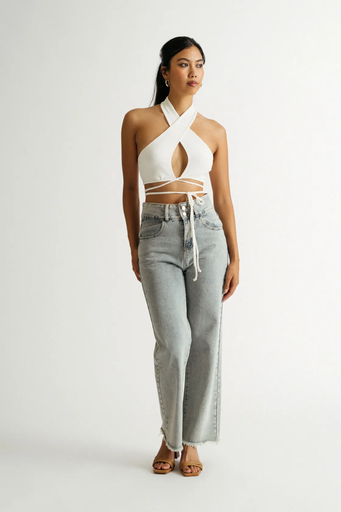 Tobi Sami Crop Top - Brown