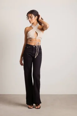 Tobi Sami Crop Top - Brown