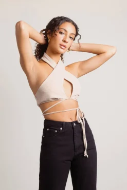 Tobi Sami Crop Top - Brown