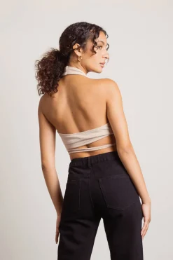 Tobi Sami Crop Top - Brown