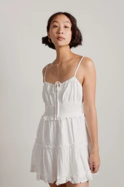Tobi Save The Day Tiered Skater Mini Dress -