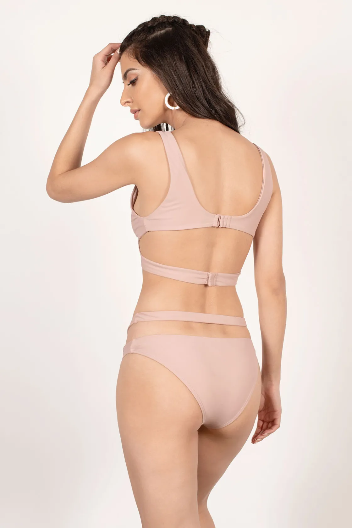 Tobi Secret Double Band Bikini Bottom - Ivory