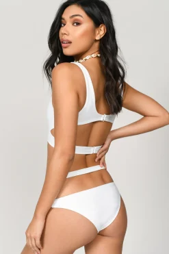 Tobi Secret Double Band Bikini Bottom - Ivory