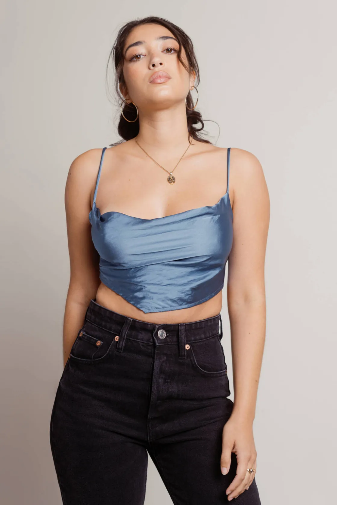 Tobi See The Future Crop Top - Rust