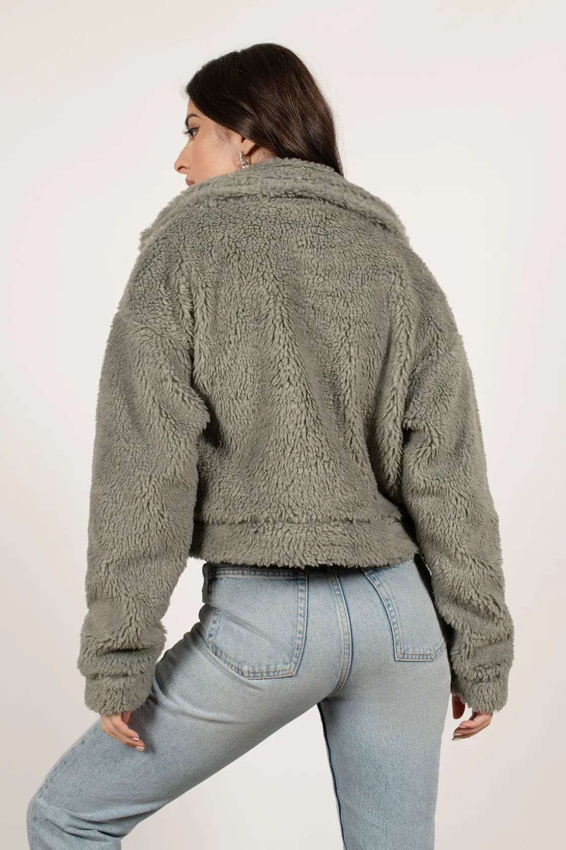 Tobi Set Me Free Faux Fur Jacket -