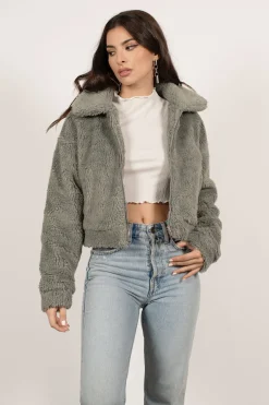 Tobi Set Me Free Faux Fur Jacket -