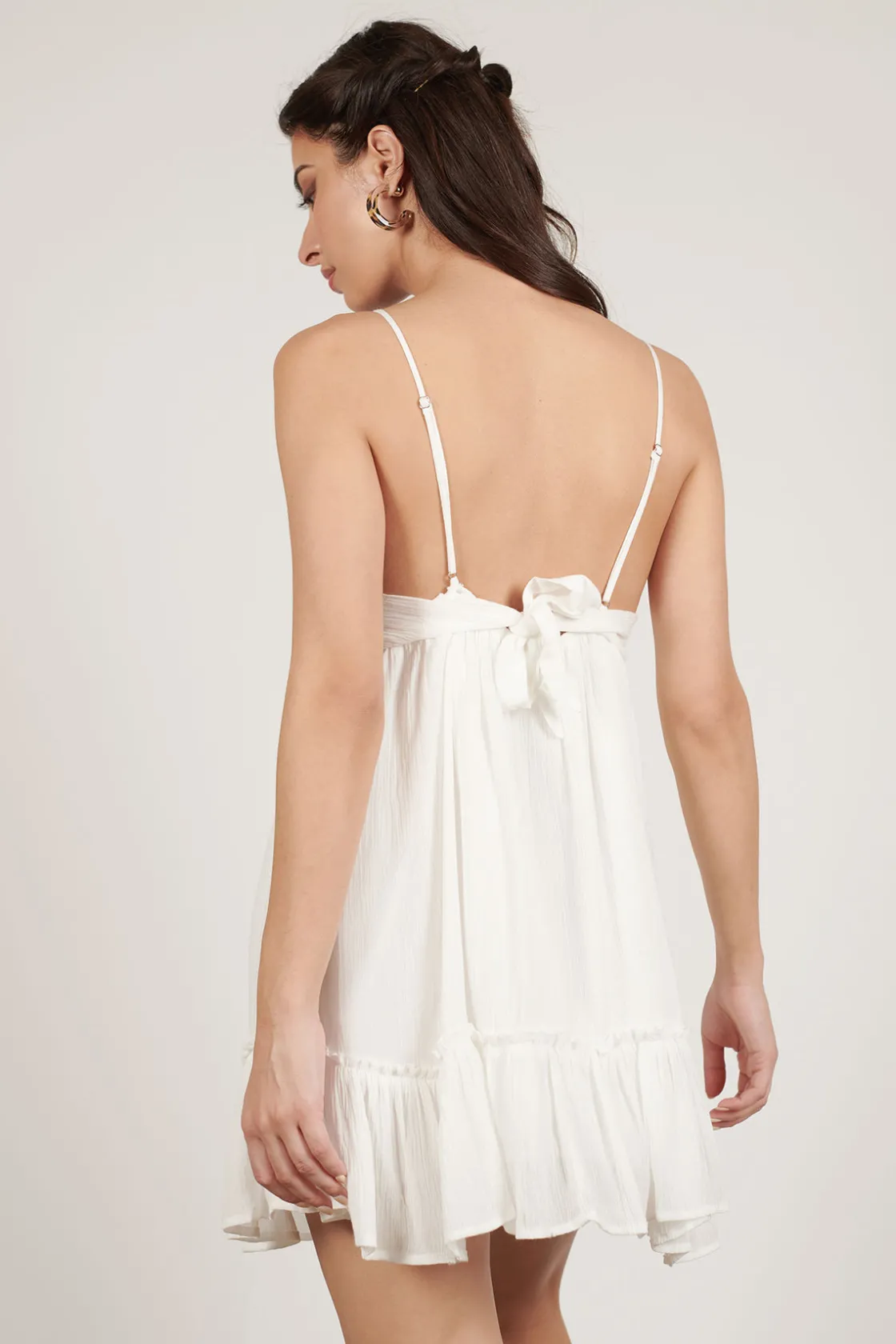 Tobi Shannan Lace Skater Mini Dress -