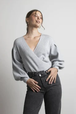 Tobi Shiloh Ribbed Sweater - Beige