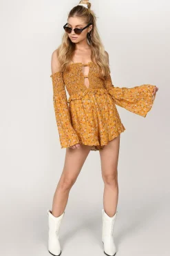 Tobi Shine On Me Floral Romper -