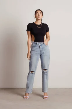 Tobi Showing Off Backless Bodysuit -