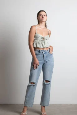 Tobi Shuffle Around Crop Top -