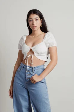 Tobi Sip That Tea Crop Top -