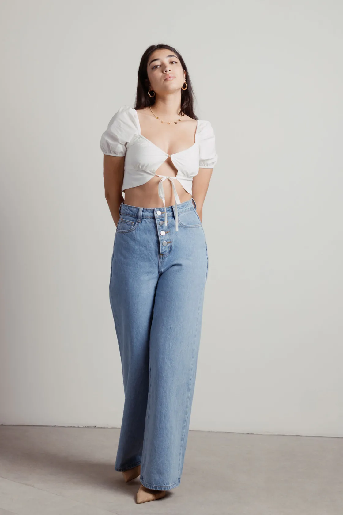 Tobi Sip That Tea Crop Top -