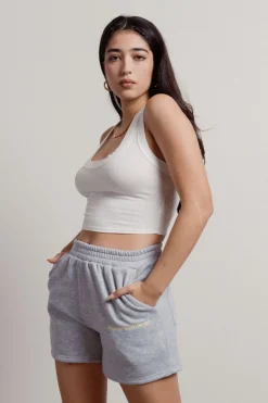 Tobi Sleepy And Sleepy Embroidered Shorts -