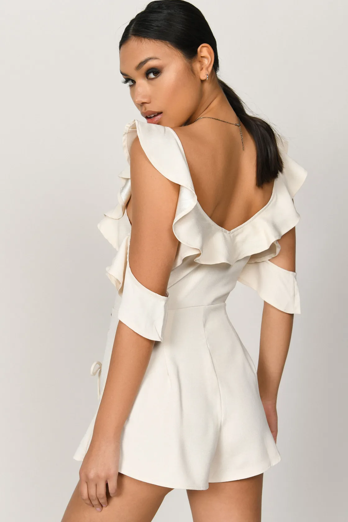 Tobi Sloan Ruffle Romper -