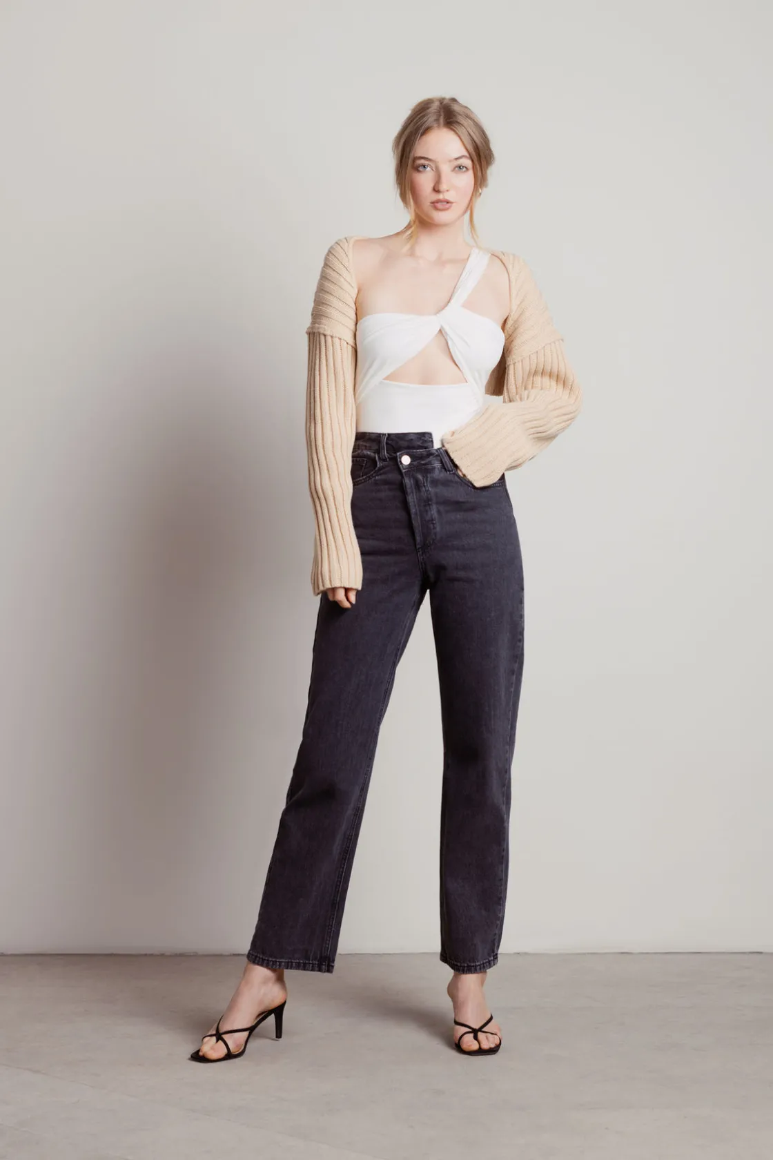 Tobi Slouch Off Knit Cardigan -