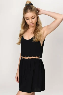 Tobi So In Love Cutout Open Back Mini Dress -
