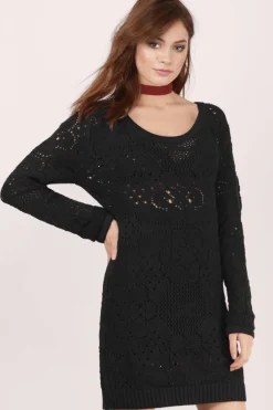 Tobi Somedays Lovin Daze Knit Open Back Mini Dress -