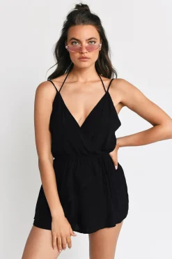 Tobi Split Ways Backless Romper -