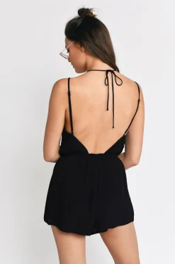 Tobi Split Ways Backless Romper -