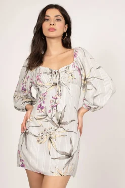 Tobi Spring Fling Floral Bustier Mini Dress -