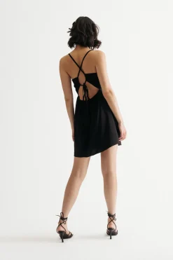 Tobi Spring Getaway Cross Back Skater Mini Dress -