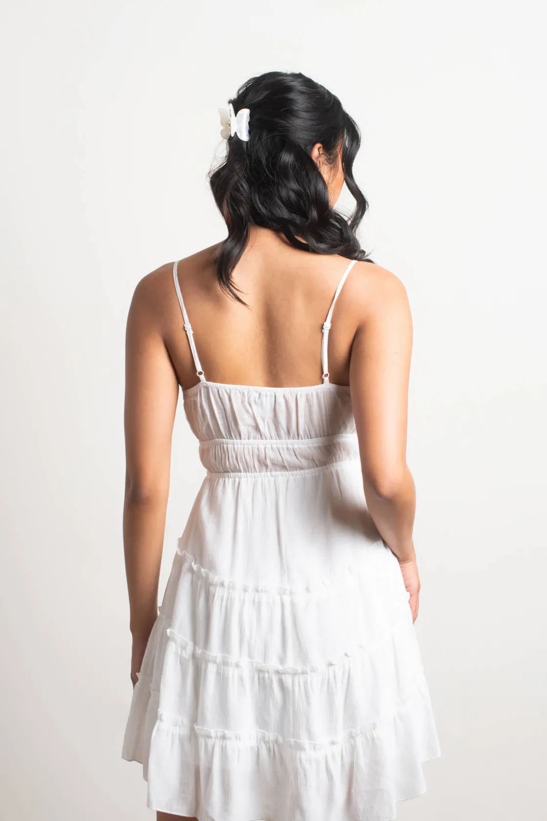Tobi Stacey Tiered Skater Mini Dress -