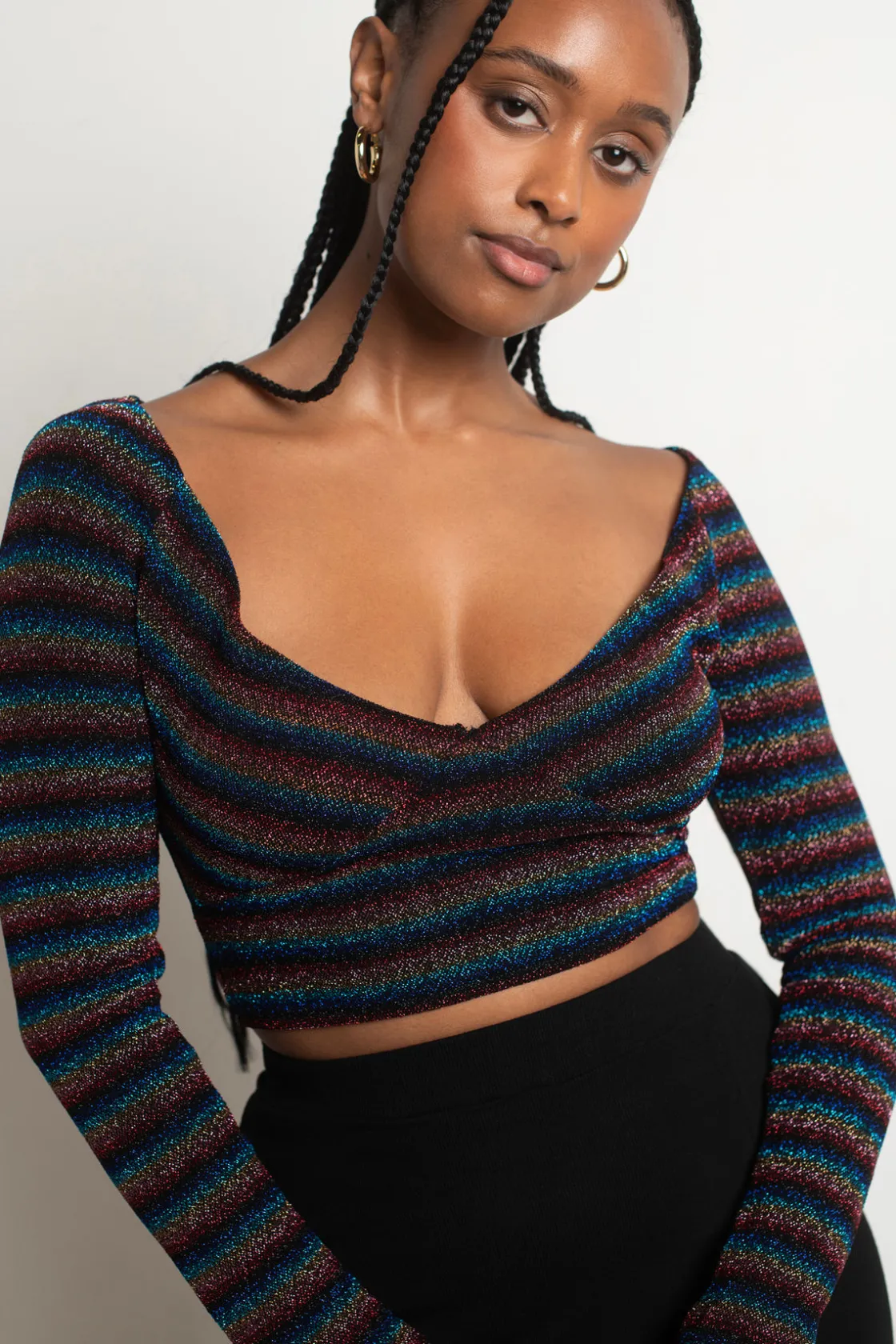 Tobi Starlite Crop Top -