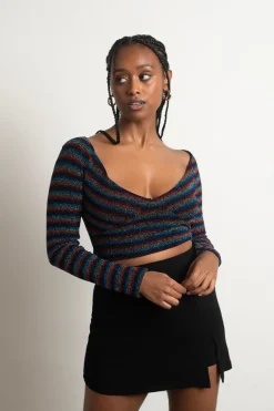 Tobi Starlite Crop Top -