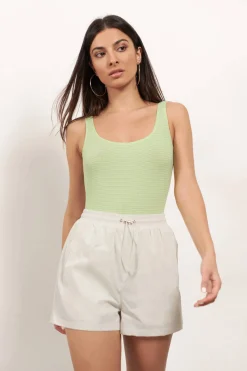 Tobi Stay Away Stripe Bodysuit -