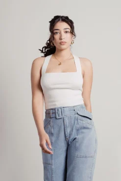 Tobi Stay Motivated Crop Top - Sage