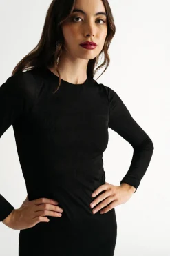 Tobi Stay The Night Lace Up Bodycon Maxi Dress -