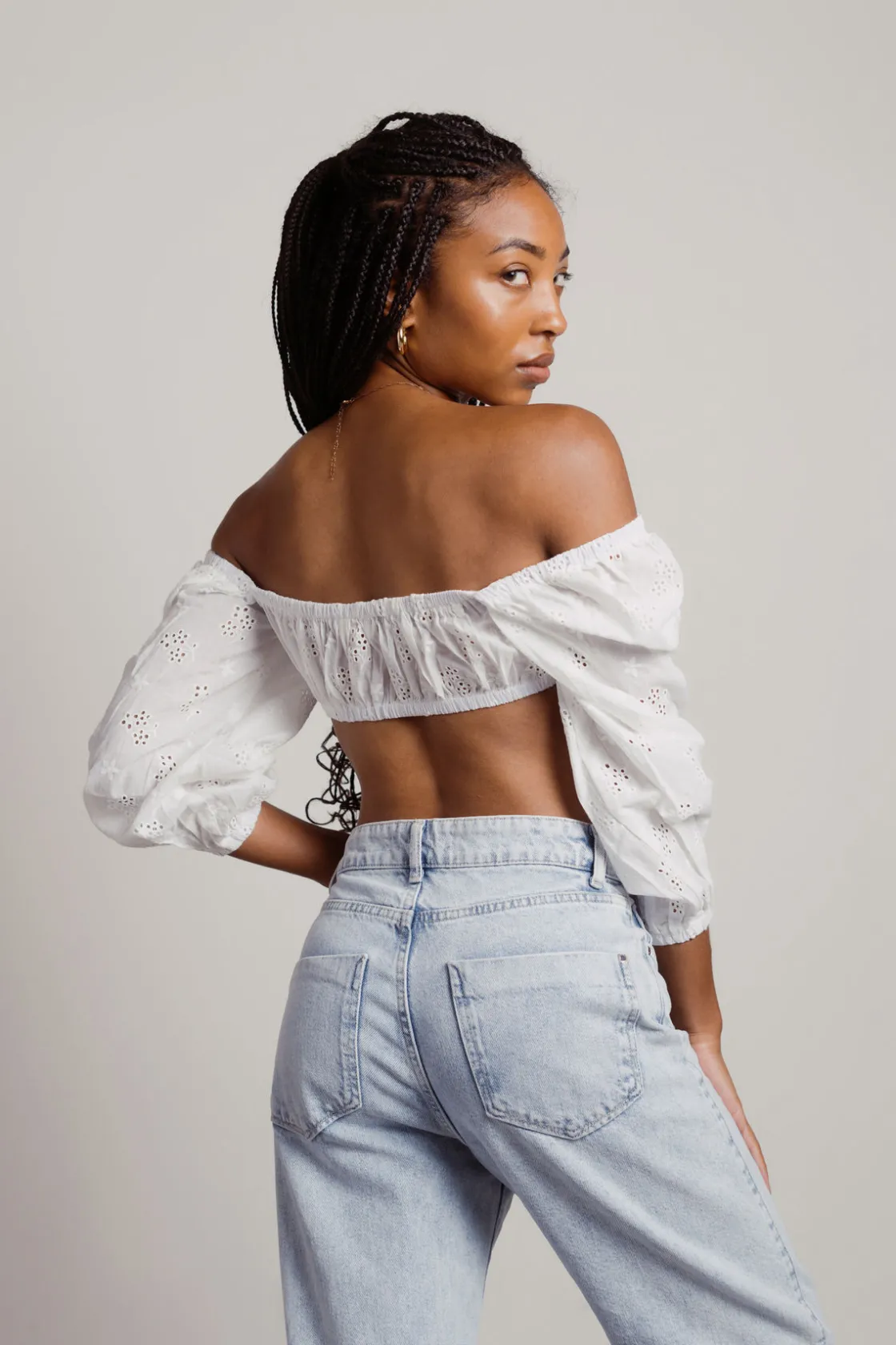 Tobi Step It Up Crop Top -