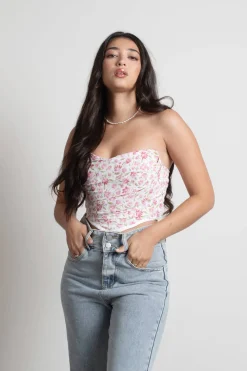 Tobi Step Out Bustier Top -