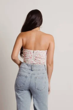 Tobi Step Out Bustier Top -