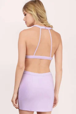 Tobi Stylish Attitude Backless Cutout Mini Dress -