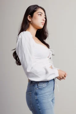 Tobi Sun Up Crop Top - Black
