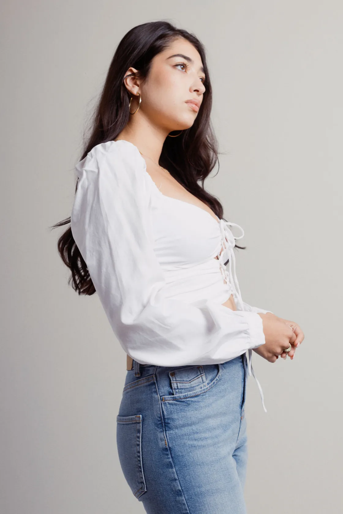 Tobi Sun Up Crop Top - Black